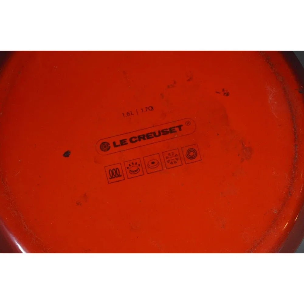 Le Creuset Tea Kettle Teapot Enamel Red Ombre 1.7 Qt (1.6L) No Lid
